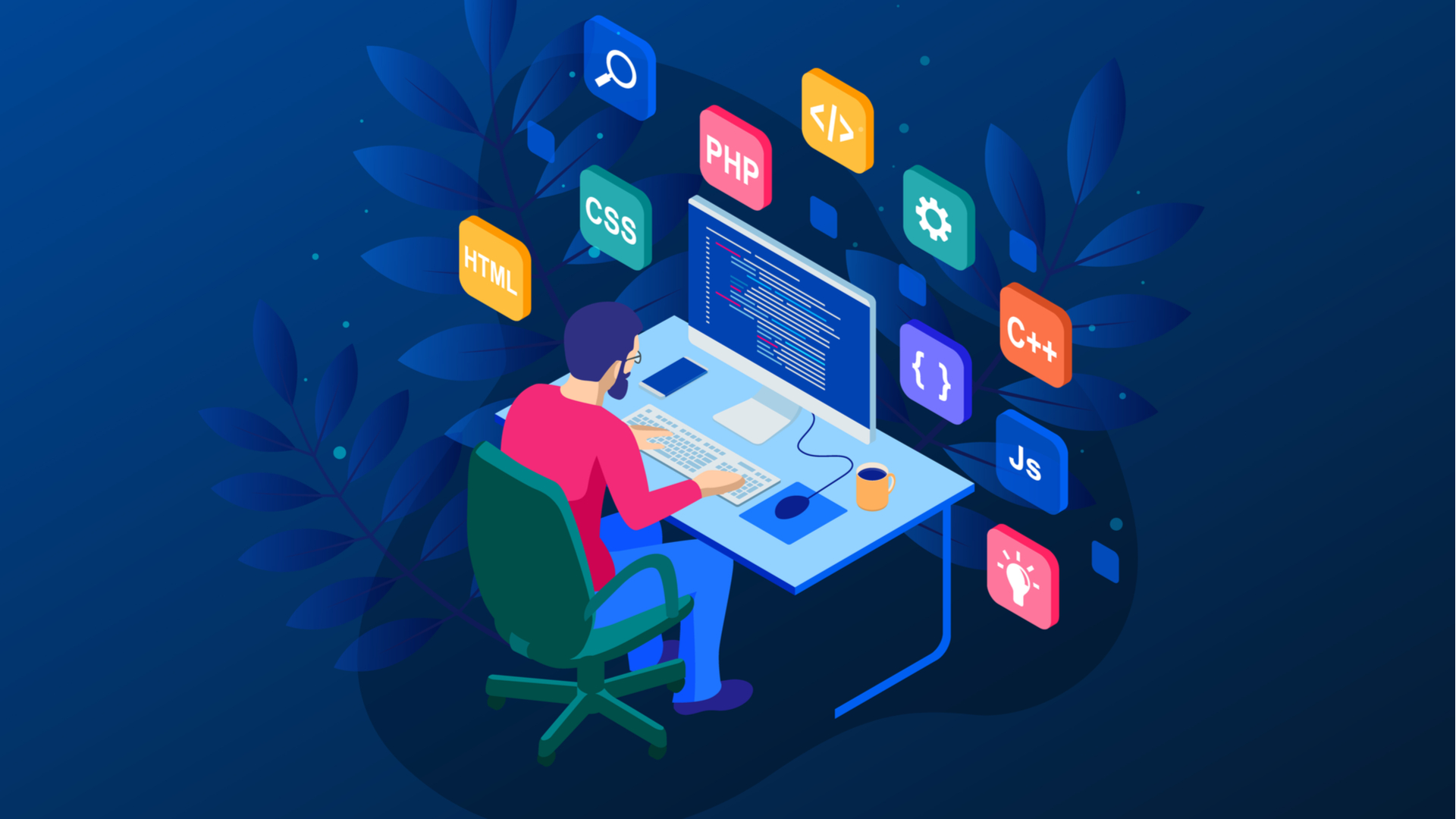 C# / JavaScript / GDScript
